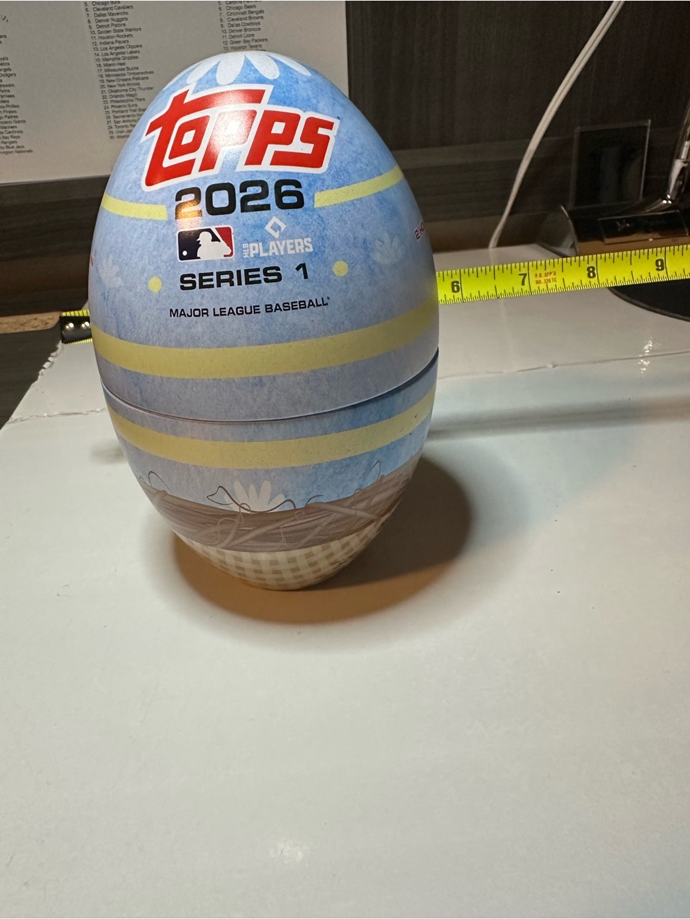 Topps Blue and Yellow 2026 Series 1 Collectible Egg